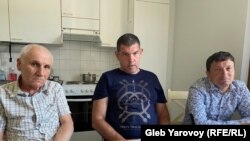 Жители "диссидентской квартиры" Игорь, Вадим и Дмитрий