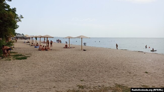 Пляж Бердянська, 2022 рік