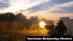 უკრაინის არმიის სამხედრო ხარკოვის ოლქში. 2022 წლის აგვისტო