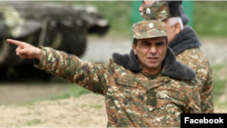 Former Nagorno-Karabakh army commander Mikael Arzumanian.