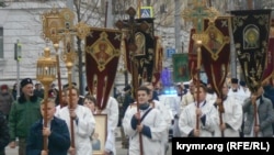 Крестный ход в Севастополе, 7 января 2022 года