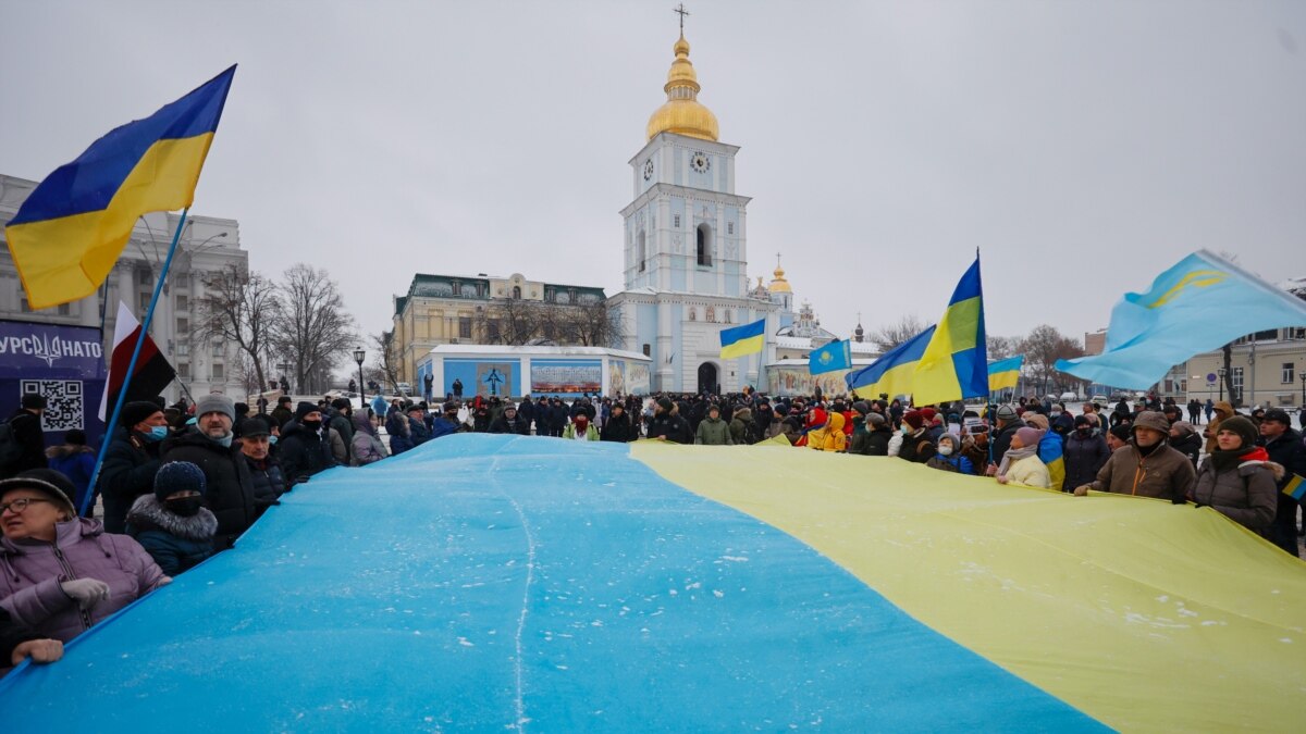 у Києві пройшла акція проти поступок Росії