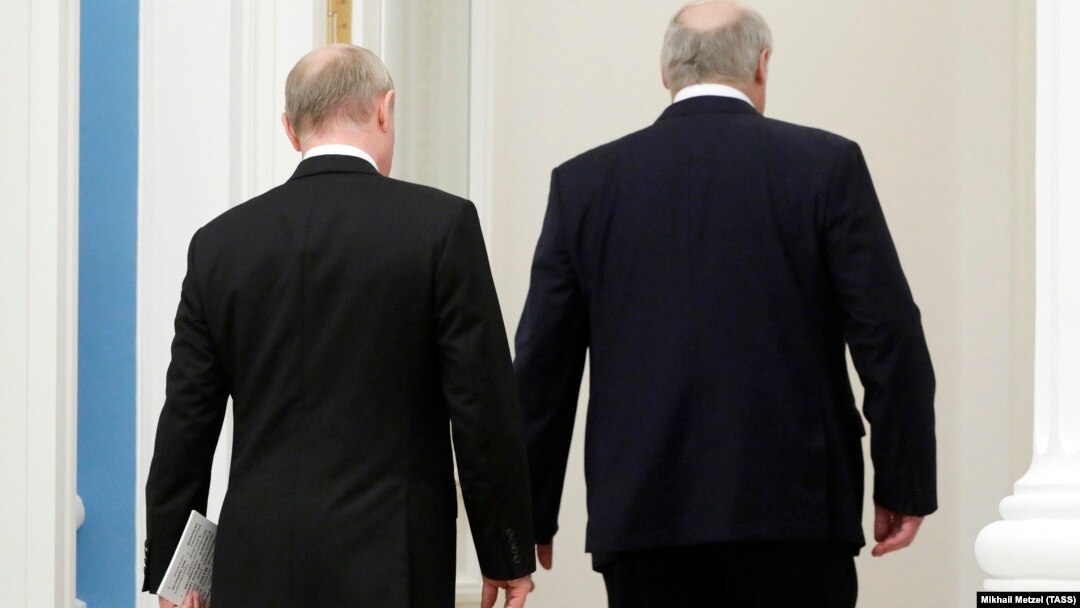 Владимир Путин и Александр Лукашенко