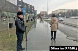 Казакстандын Чымкент шаарында да коопсуздук чаралары күчөтүлдү. 3-январь, 2022-жыл.