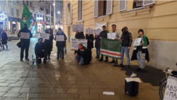 Пикет против похищений в Чечне. Вена, 30 декабря 2021 г.