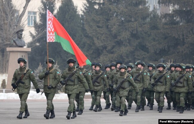 Білоруські військові у Кахастані