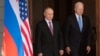 Predsednik SAD Džo Bajden i predsednik Rusije Vladimir Putin na samitu u Ženevi, jun 2021.