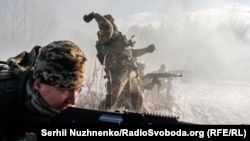 Навчання 130-го батальйону територіальної оборони Солом’янського району Києва, 25 грудня 2021 року