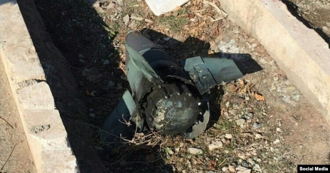 لاشه یکی از موشک‌های ساقط کننده پرواز ۷۵۲ که در محدوده شهر پرند پیدا شد