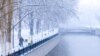 Снегопад в Симферополе, архивное фото