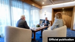 Софија- состанок на копретседателите на историската комисија Драги Ѓоргиев и Ангел Димитров, 25.1.2022