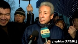 Адахан Мадумаров после допроса в Генпрокуратуре. 17 января 2022 года. 