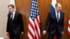 U.S. Secretary of State Antony Blinken (left) and Russian Foreign Minister Sergei Lavrov have not met since before Moscow's unprovoked invasion of Ukraine.