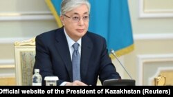 Kazakh President Qasym-Zhomart Toqaev: "The gap between the declared social economic agenda and the real situation reached a critical mass and what we need now is a full reset of our economic politics." (file photo)