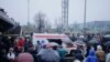 Environmental activists and citizens blocked roads in several cities on January 8, including the international highway in Belgrade.