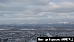 Южно-Сахалинск, вид с "Горного воздуха"