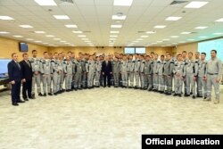 Шавкат Мирзияев в церемонии открытия завода Uzbekistan GTL.