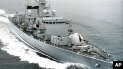 Британський фрегат HMS Northumberland