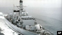 Британский фрегат HMS Northumberland