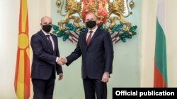 Macedonia- Prime Minister Dimitar Kovachevski meets with Bulgarian President Rumen Radev