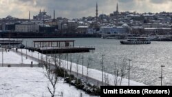 Snijeg u Istanbulu 24. januara 2022. 