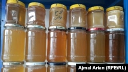 عسل های تولید شده یک فارم زنبورداری در ولایت کندز