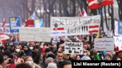 Протест против ковид-мерките во Австрија во декември
