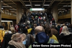 Metroul a fost foarte aglomerat din cauza grevei din transportul public.