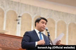 Kyrgyz lawmaker Zhanar Akaev (file photo)