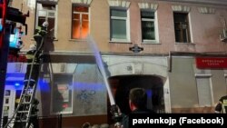 Пожар в жилом доме по улице Киевской, 36 в Ялте, 10 января 2022 года