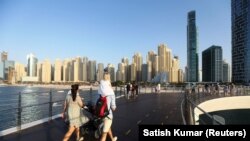 Pješački most u Dubaiju, 8. decembar 2021.