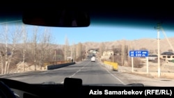 На границе между Таджикистаном и Кыргызстаном 
