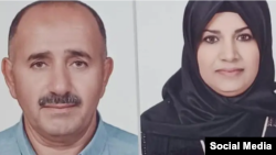 تصویری از عبدالخضر دورقی و همسرش که به همراه شش فرزند خود با اخطار اخراج از ترکیه مواجه شده‌اند