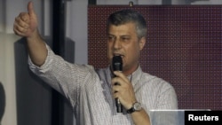 Hashim Thaci, the reelected prime minister of Kosovo and leader of the Democratic Party of Kosovo