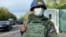 Militar rus, la unul din punctele de control din Zona de Securitate de la Nistru.