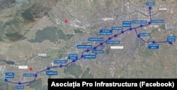 Metroul din Cluj ar urma să aibă aproape 21 de km, 19 stații, și vasă străbată cea mai aglomerată axă rutieră a municipiului Cluj-Napoca, de la capătul estic, până la capătul localității Florești, situată în vest.