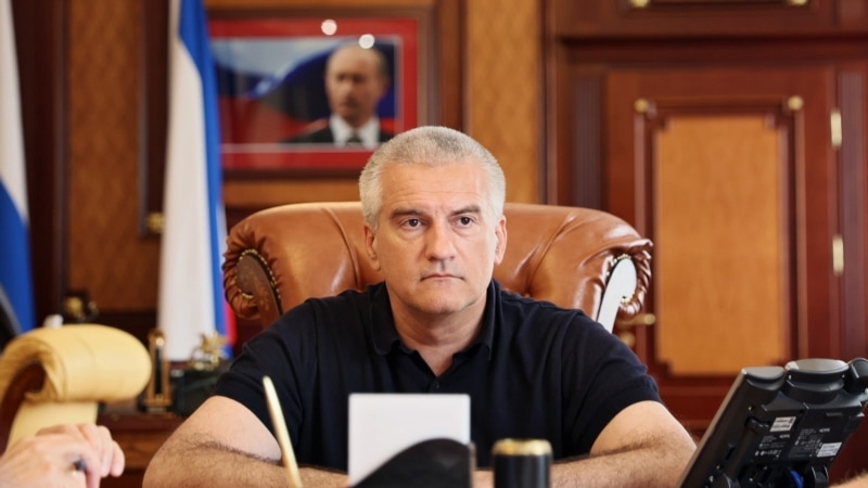 Аксенов заявляет о сбитом БПЛА на западе Крыма