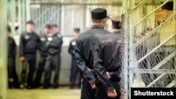 Deținuți din colonia penitenciară de maximă securitate nr. 3 din Barnaul, Rusia.