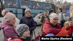 Civili evacuați din Mariupol, 31 martie 2022