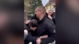 Attack on opposition leader Pavle Grbovica on election day in Belgrade