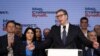 Српскиот претседател Александар Вучиќ прогласи победа на претседателските и парламентари избори