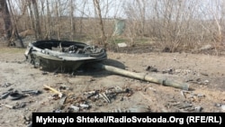 Знищений танк біля Миколаєва