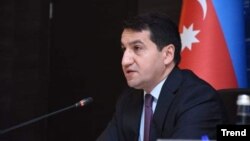 Заведующий отделом внешних связей аппарата президента Азербайджана Хикмет Гаджиев 