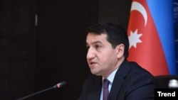 Hikmet Hajiyev, a foreign policy advisor to Azerbaijani President Ilham Aliyev (file photo)