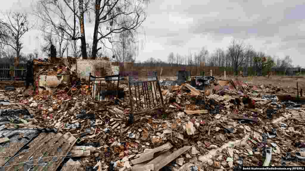 Село Кухарі після звільнення від тимчасової російської окупації. Київщина 30 березня 2022 року