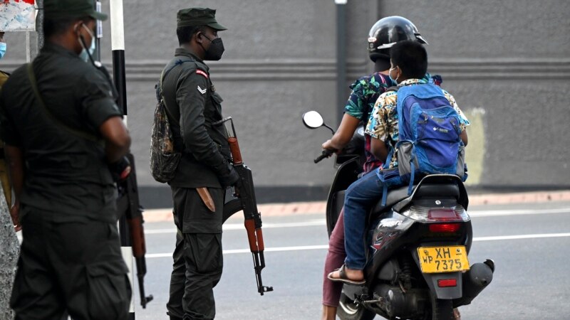 Policijski čas u Šri Lanki nakon protesta