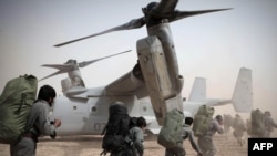 File photo of U.S. troops in Helmand, Afghanistan.