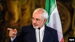 Iranian Foreign Minister Mohammad Javad Zarif in Prague in November 11