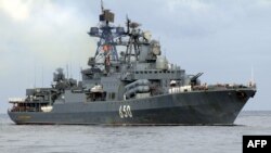 The destroyer "Admiral Chabanenko" has sailed from Severomorsk. (file photo)