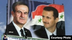 Syrian President Bashar al-Assad (right) took over from his father Hafez in 2000.